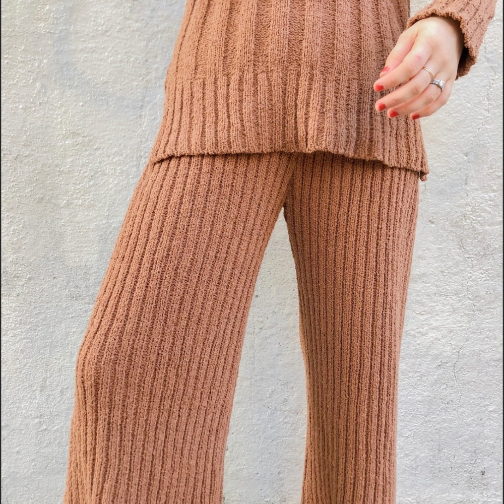 Kordal Florance Ribbed pants-Clay color